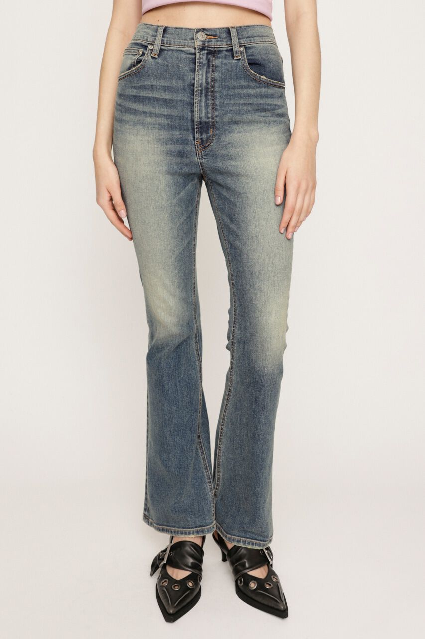 SLY「HW FLARE PT WITH ROICA（R）EF」|デニム|L/BLU1