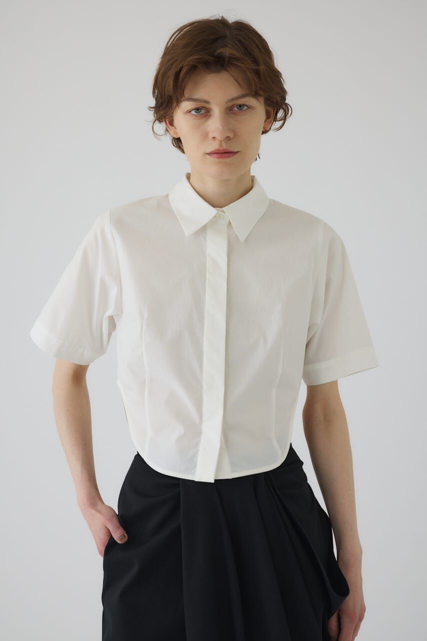 RIM.ARK 「Round hem short SH」|シャツ・ブラウス|