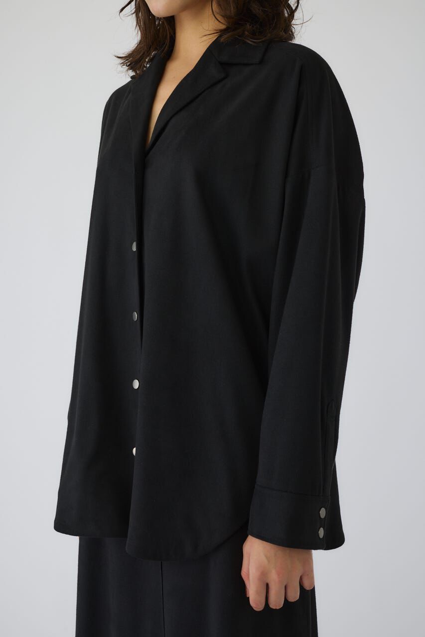 RIM.ARK 「Open collar F/Suede shirt JK」|シャツ・ブラウス|