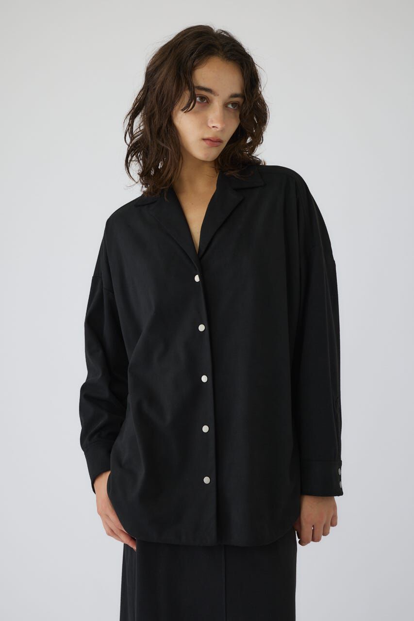 RIM.ARK 「Open collar F/Suede shirt JK」|シャツ・ブラウス|