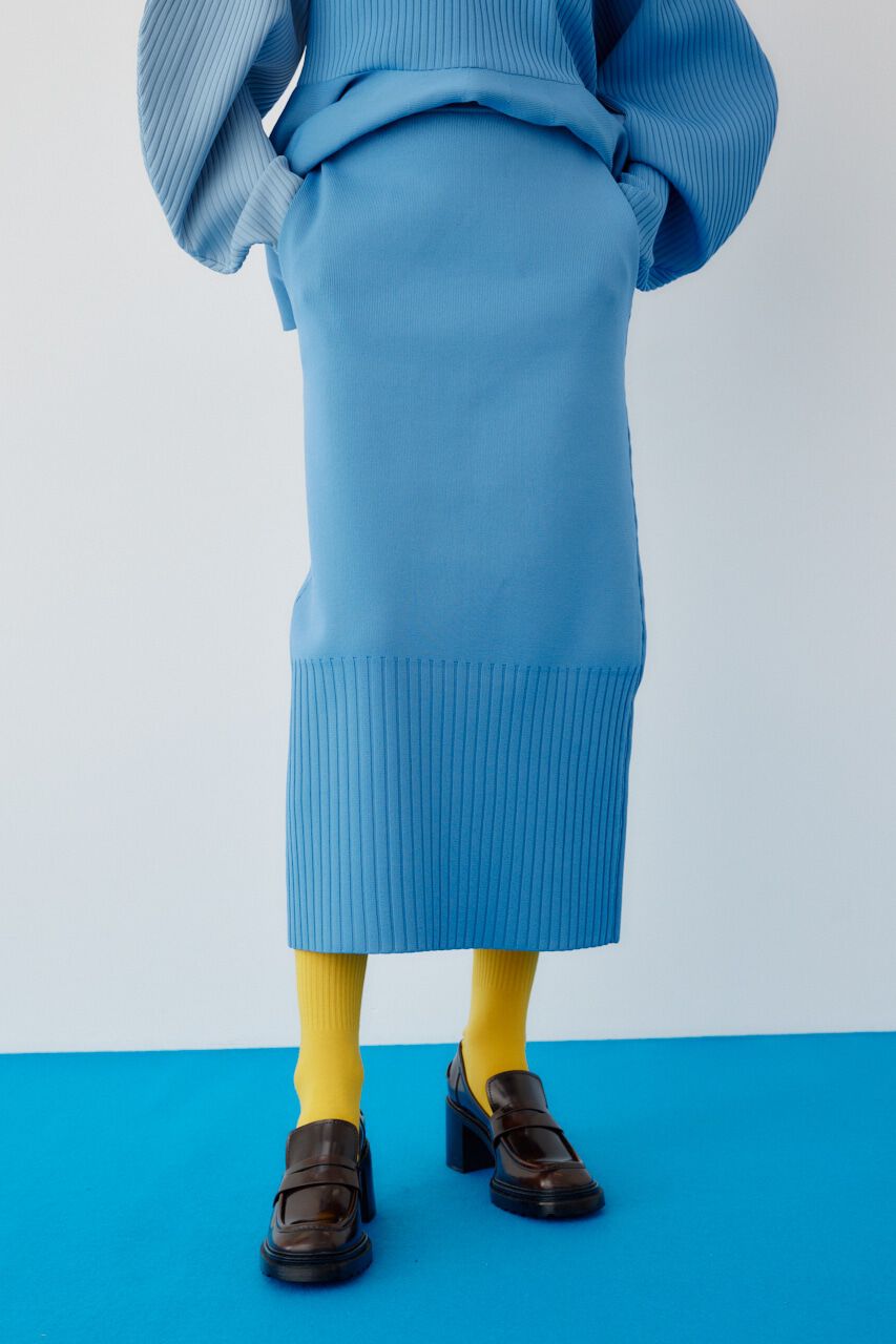HeRIN.CYE「2way slit knit skirt」|スカート|