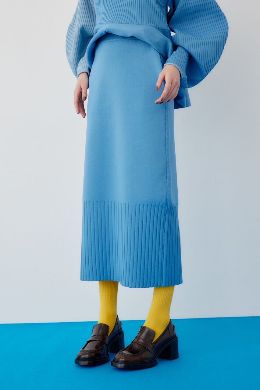 HeRIN.CYE「2way slit knit skirt」|スカート|