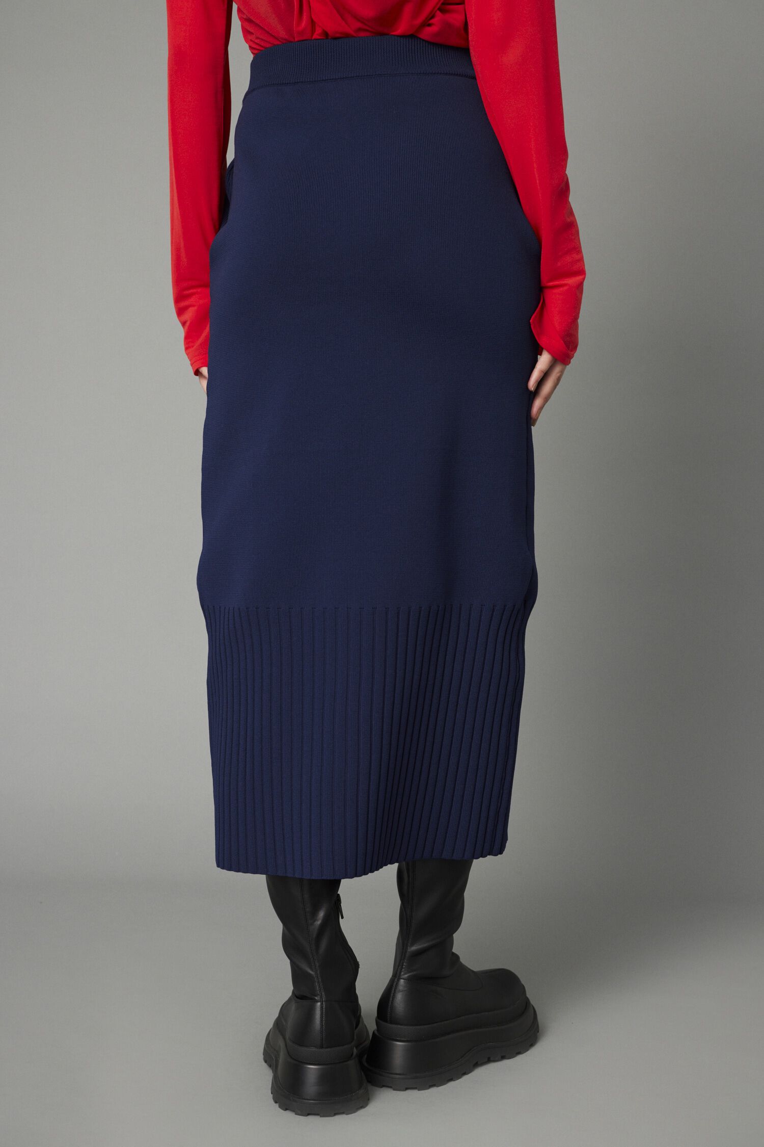 HeRIN.CYE「2way slit knit skirt」|スカート|