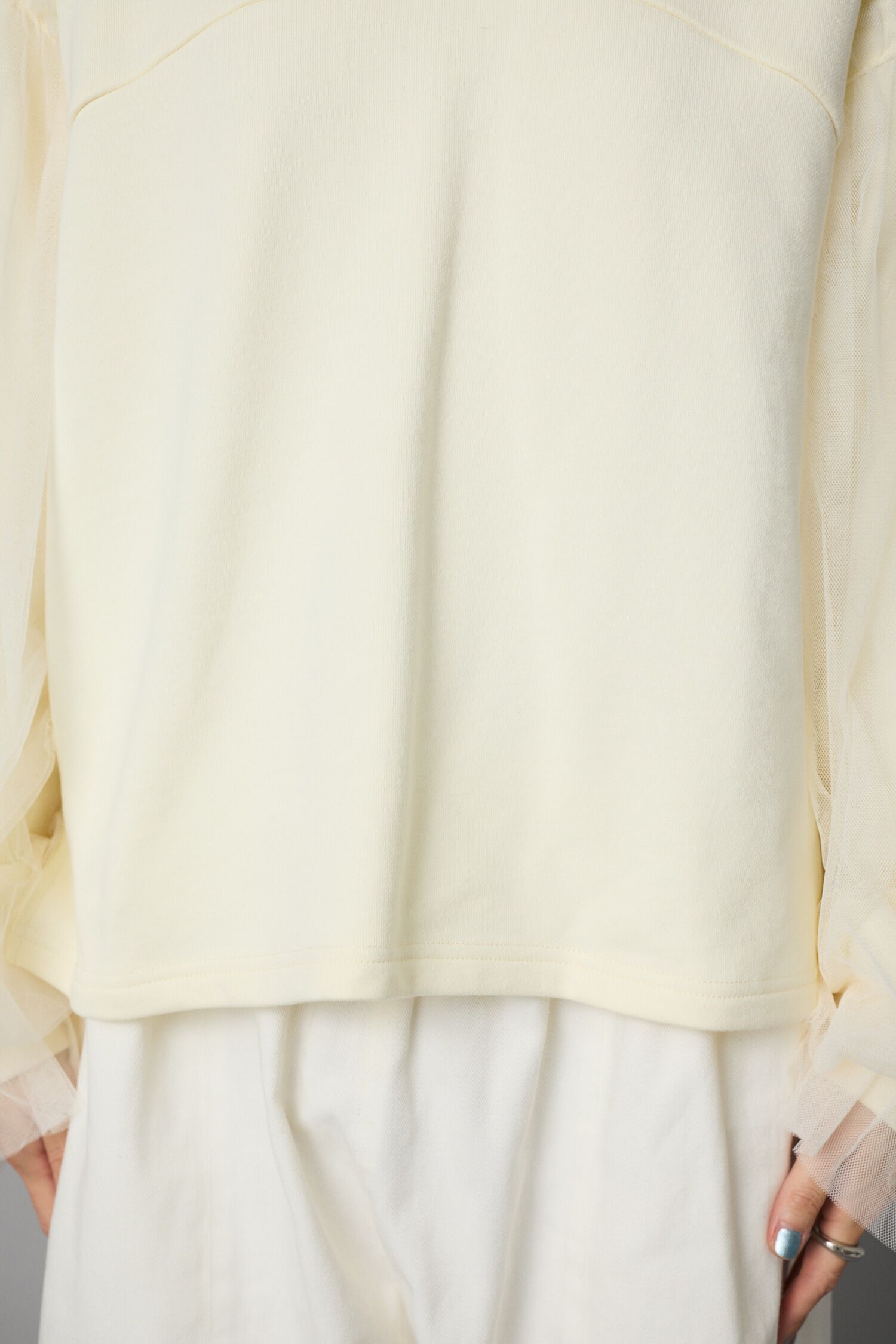 HeRIN.CYE「Tulle layer tops」|Tシャツ・カットソー|