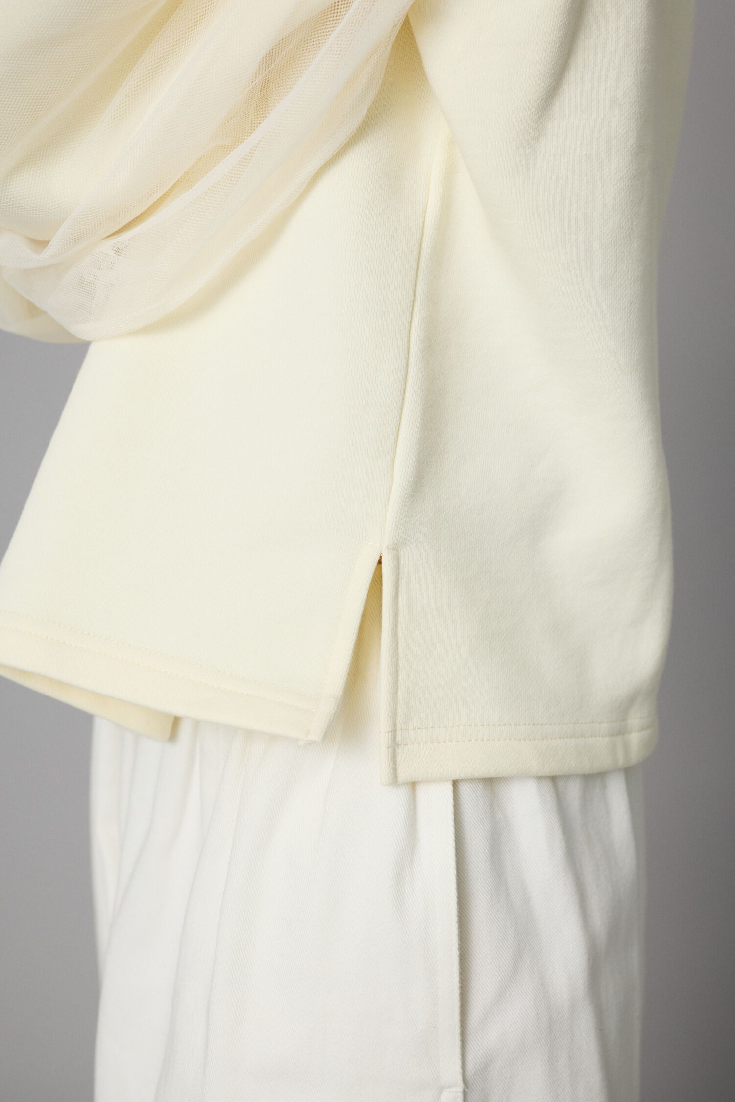 HeRIN.CYE「Tulle layer tops」|Tシャツ・カットソー|