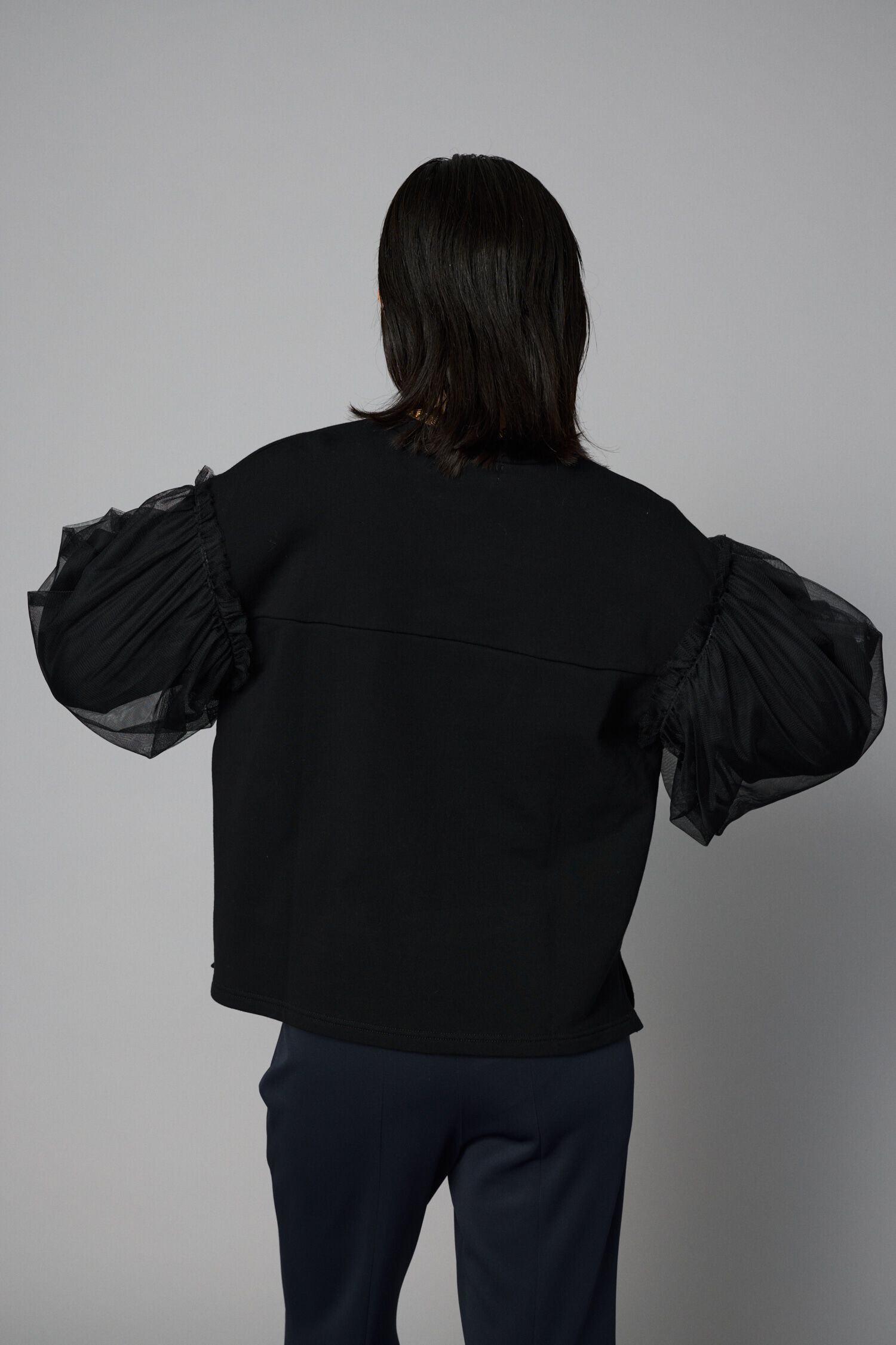 HeRIN.CYE「Tulle layer tops」|Tシャツ・カットソー|