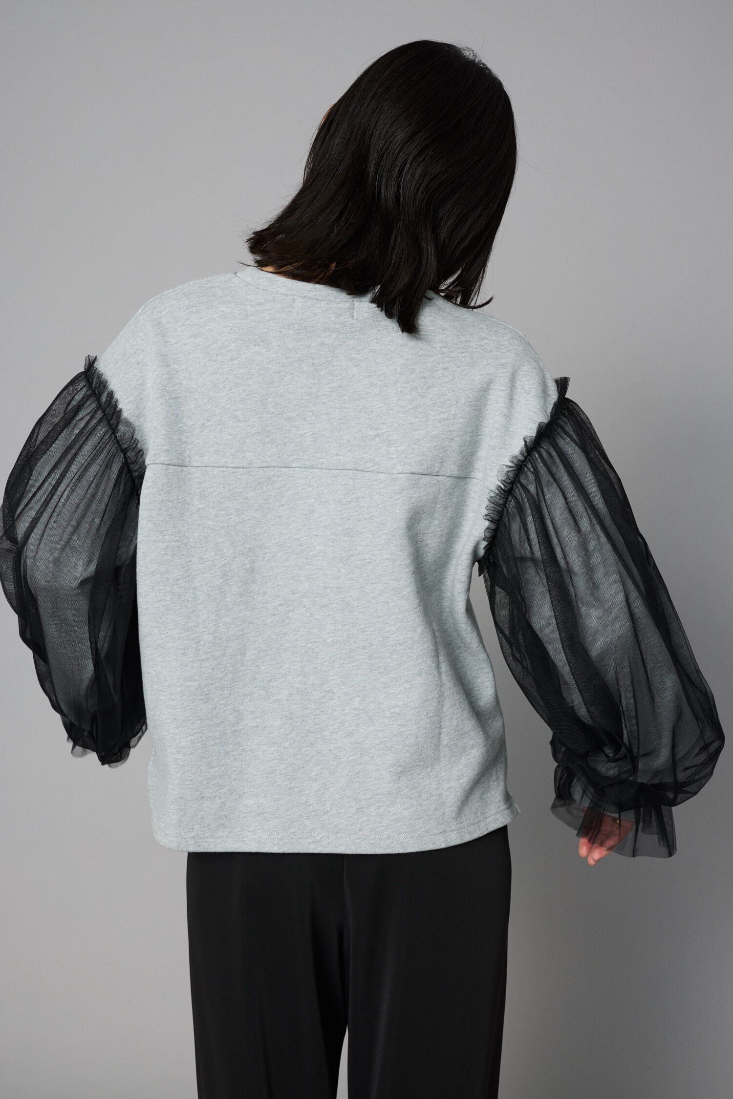 HeRIN.CYE「Tulle layer tops」|Tシャツ・カットソー|