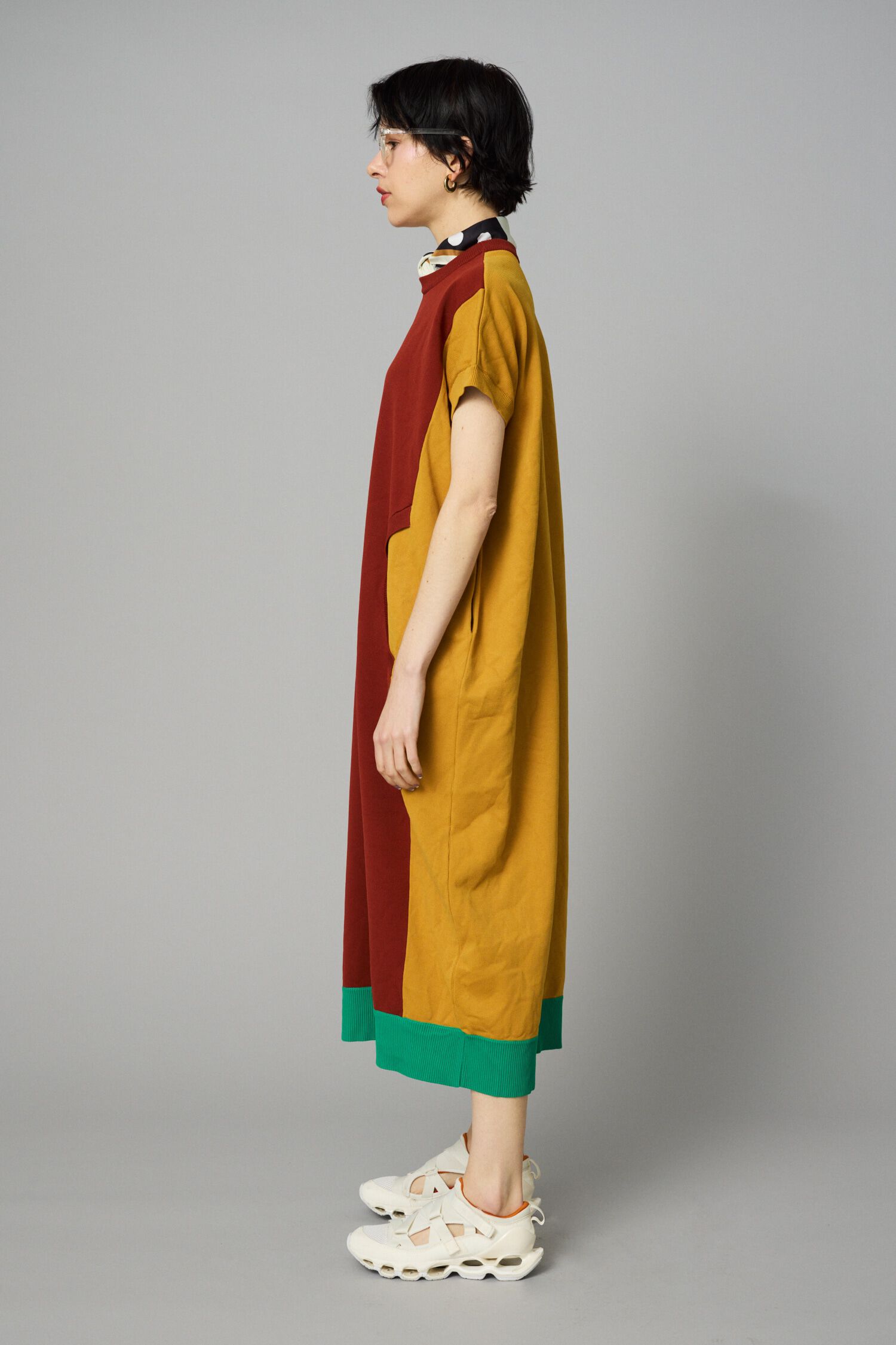 HeRIN.CYE「Attachmment knit one piece」|ワンピース|