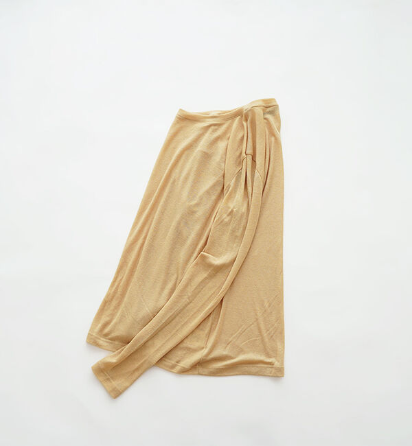 オローネ「マイアンダーカットソー」|Tシャツ・カットソー|イエロー