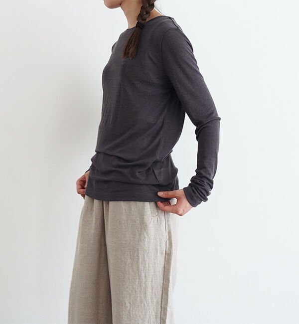 オローネ「マイアンダーカットソー」|Tシャツ・カットソー|