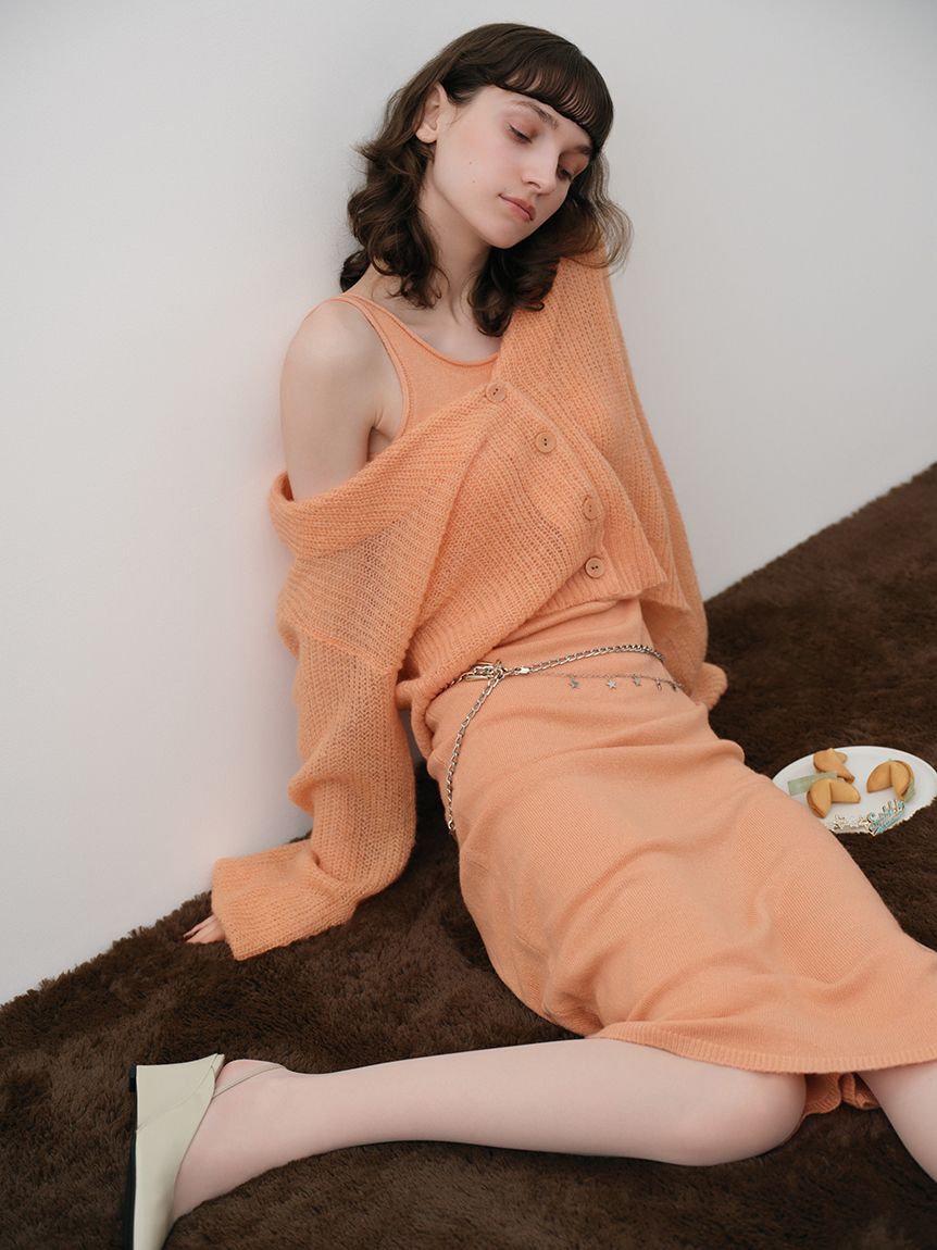 SNIDEL HOME「モヘア風カーディガン」|ルームウェア|