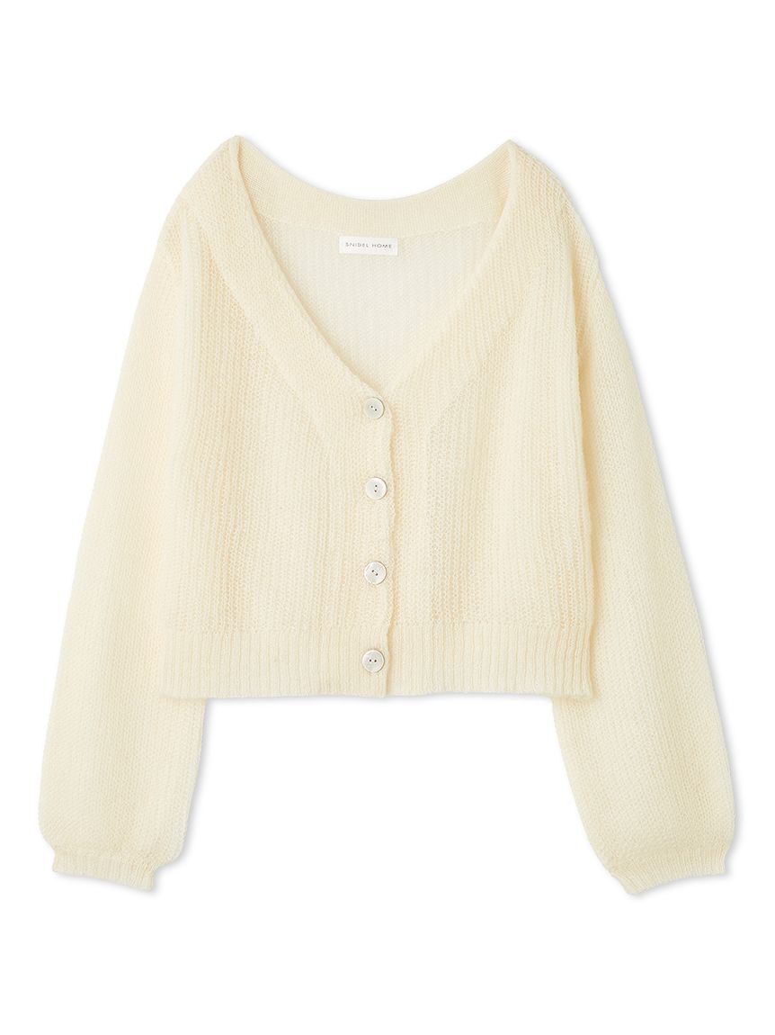 SNIDEL HOME「モヘア風カーディガン」|ルームウェア|