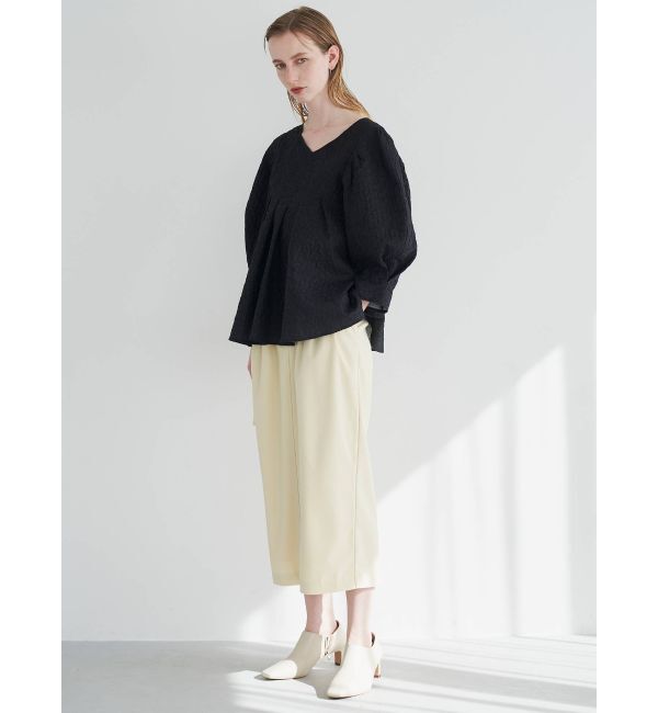 ELENDEEK「TUCK COCOON SK」|スカート|