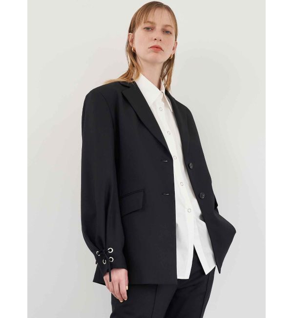ELENDEEK「LACE UP SLEEVE JK」|テーラードジャケット|