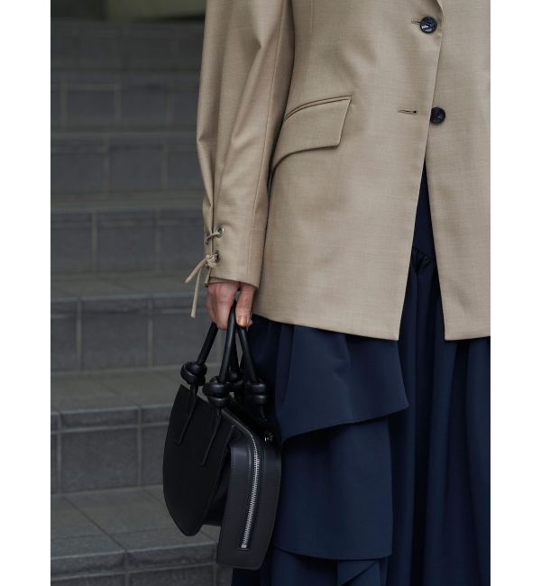 ELENDEEK「LACE UP SLEEVE JK」|テーラードジャケット|