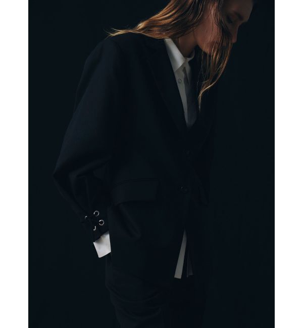 ELENDEEK「LACE UP SLEEVE JK」|テーラードジャケット|