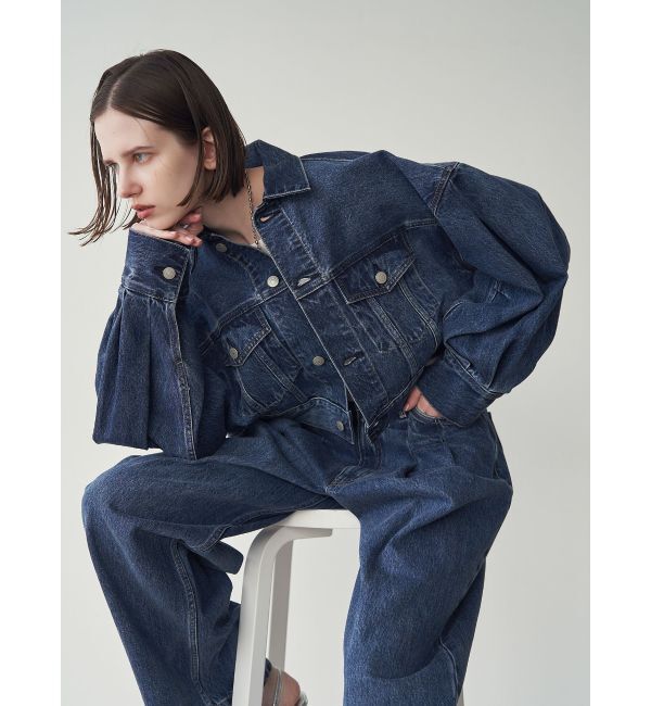 ELENDEEK「BACK FORM DENIM JK」|デニムジャケット|インディゴ