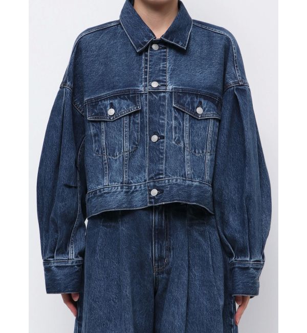 ELENDEEK「BACK FORM DENIM JK」|デニムジャケット|