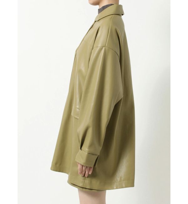 RESEXXY「シンセティックレザージャケット【セットアップ着用可能】」|テーラードジャケット|