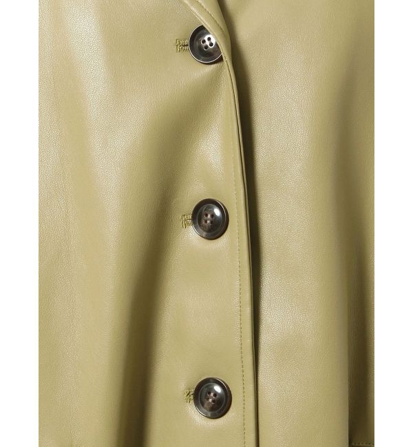 RESEXXY「シンセティックレザージャケット【セットアップ着用可能】」|テーラードジャケット|