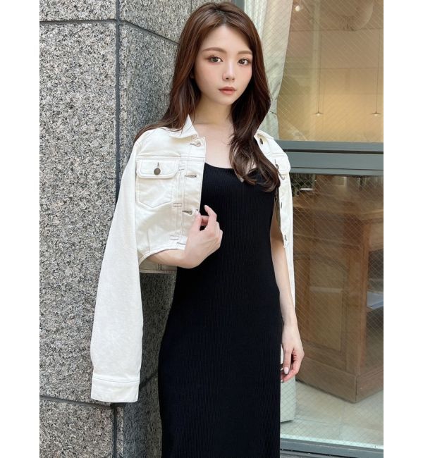 RESEXXY「クロップドジャケット【セットアップ着用可能】」|デニムジャケット|