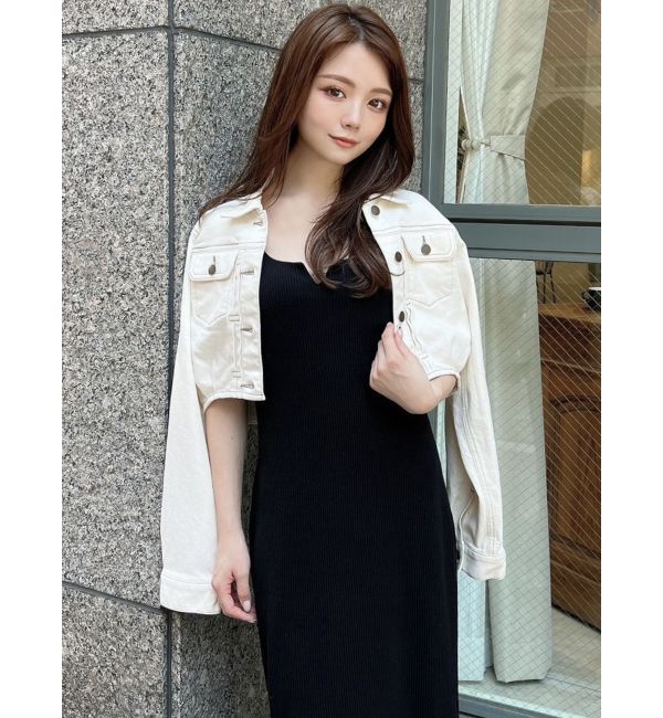 RESEXXY「クロップドジャケット【セットアップ着用可能】」|デニムジャケット|