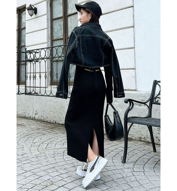 RESEXXY「クロップドジャケット【セットアップ着用可能】」|デニムジャケット|