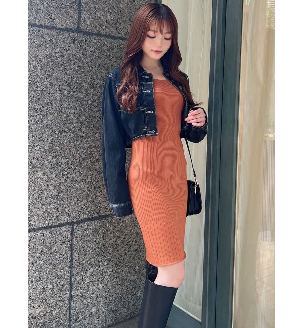 RESEXXY「クロップドジャケット【セットアップ着用可能】」|デニムジャケット|