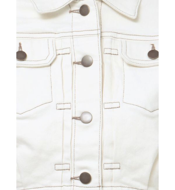 RESEXXY「クロップドジャケット【セットアップ着用可能】」|デニムジャケット|