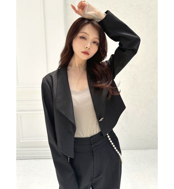 RESEXXY「イレヘムショールカラージャケット」|テーラードジャケット|