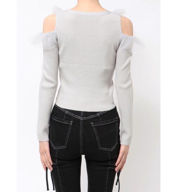 RESEXXY「シアーフリルニットトップス」|ニット・セーター|