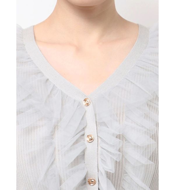 RESEXXY「シアーフリルニットトップス」|ニット・セーター|