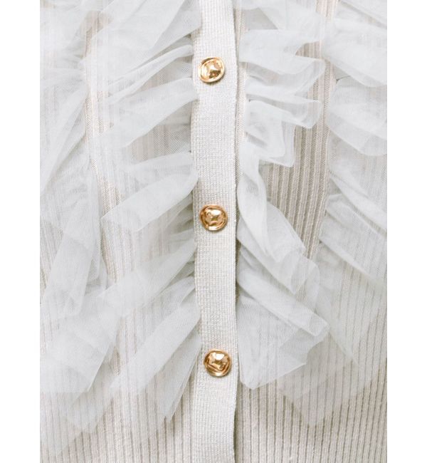 RESEXXY「シアーフリルニットトップス」|ニット・セーター|