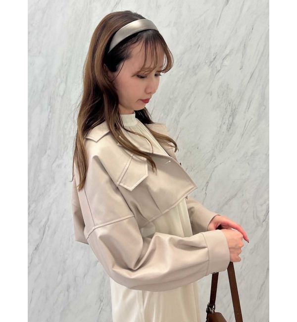 dazzlin「ショートカーブライダースジャケット」|ライダースジャケット|