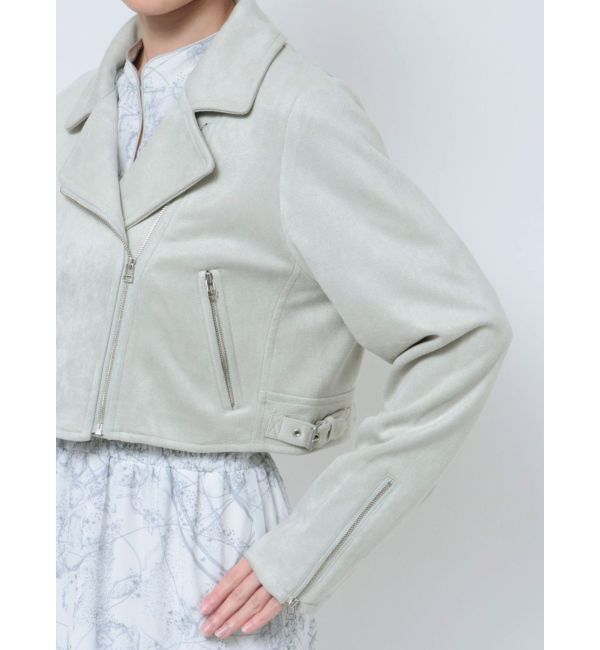 dazzlin「パステルコンパクトライダースジャケット」|ライダースジャケット|