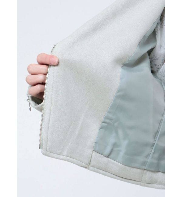 dazzlin「パステルコンパクトライダースジャケット」|ライダースジャケット|