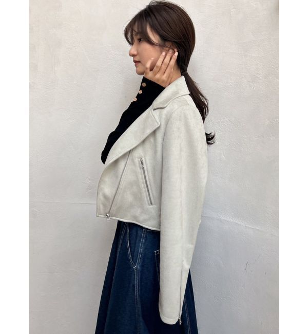 dazzlin「パステルコンパクトライダースジャケット」|ライダースジャケット|