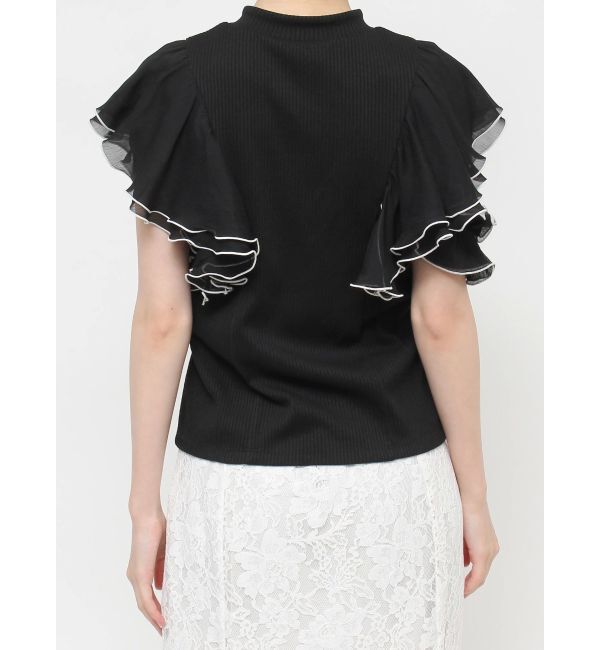 dazzlin「フロントホックフリルトップス」|Tシャツ・カットソー|