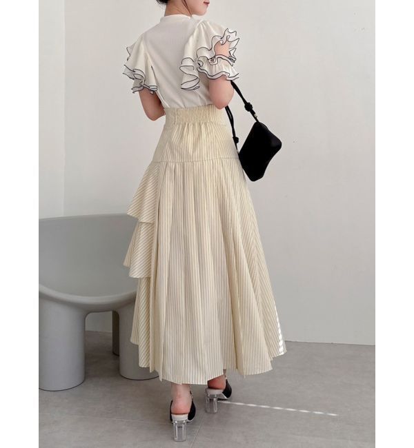 dazzlin「フロントホックフリルトップス」|Tシャツ・カットソー|