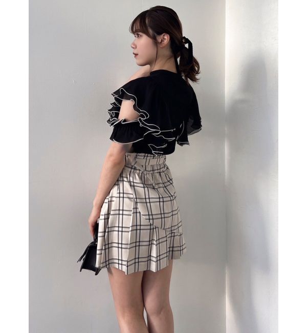 dazzlin「フロントホックフリルトップス」|Tシャツ・カットソー|