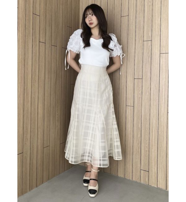 dazzlin「ショルダーボリュームフリルカットプルオーバー」|Tシャツ・カットソー|