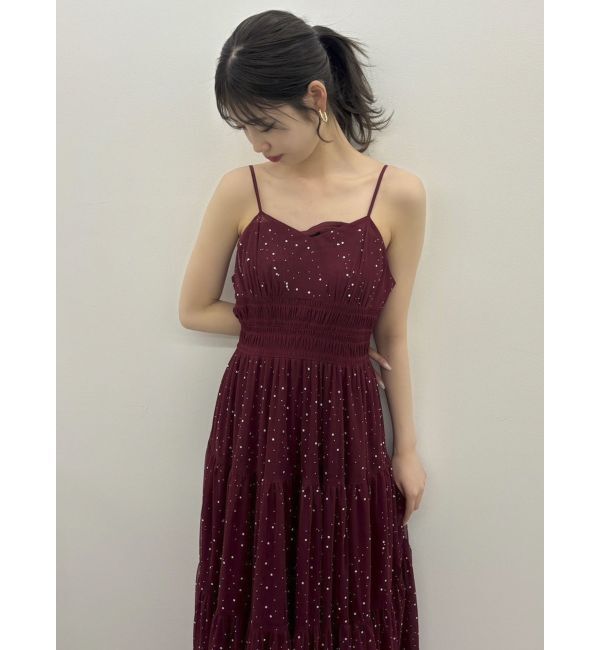 dazzlin「オーロラストーンチュールワンピース」|ワンピース|