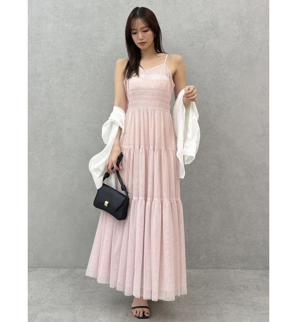 dazzlin「オーロラストーンチュールワンピース」|ワンピース|