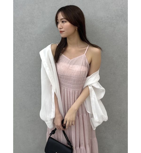 dazzlin「オーロラストーンチュールワンピース」|ワンピース|