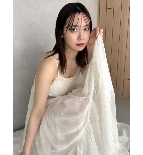 dazzlin「オーロラストーンチュールワンピース」|ワンピース|