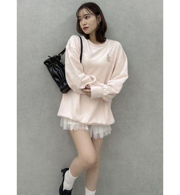 dazzlin「CAT刺繍リボンカットプルオーバー」|Tシャツ・カットソー|