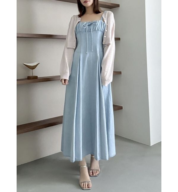 dazzlin「スイッチングステッチジャンスカ」|ワンピース|