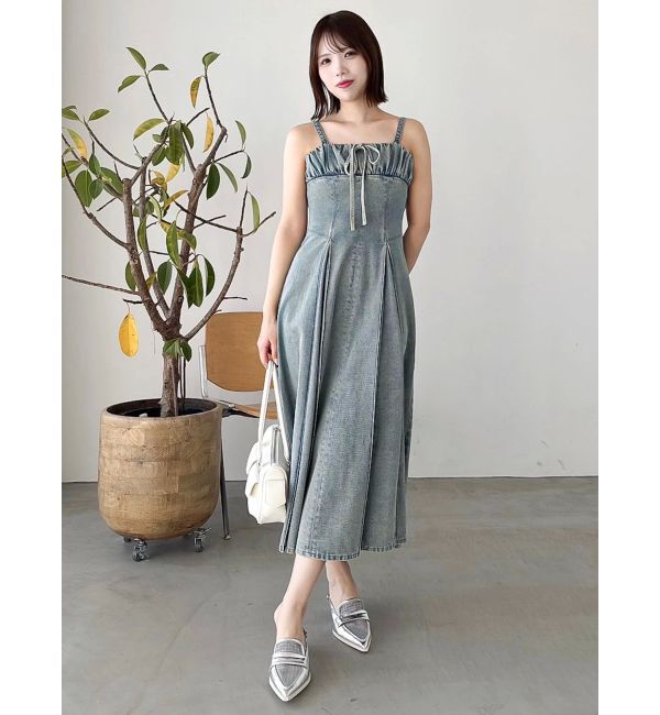 dazzlin「スイッチングステッチジャンスカ」|ワンピース|