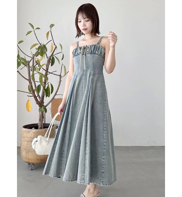 dazzlin「スイッチングステッチジャンスカ」|ワンピース|