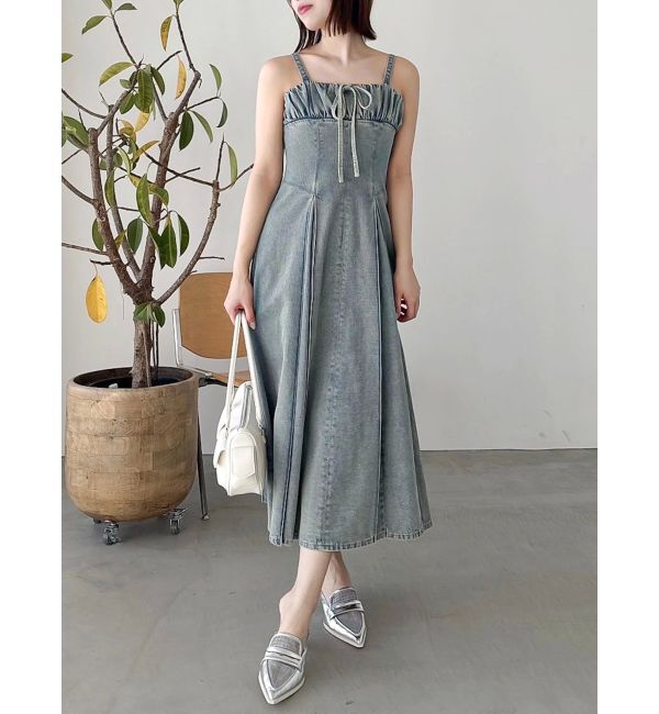 dazzlin「スイッチングステッチジャンスカ」|ワンピース|